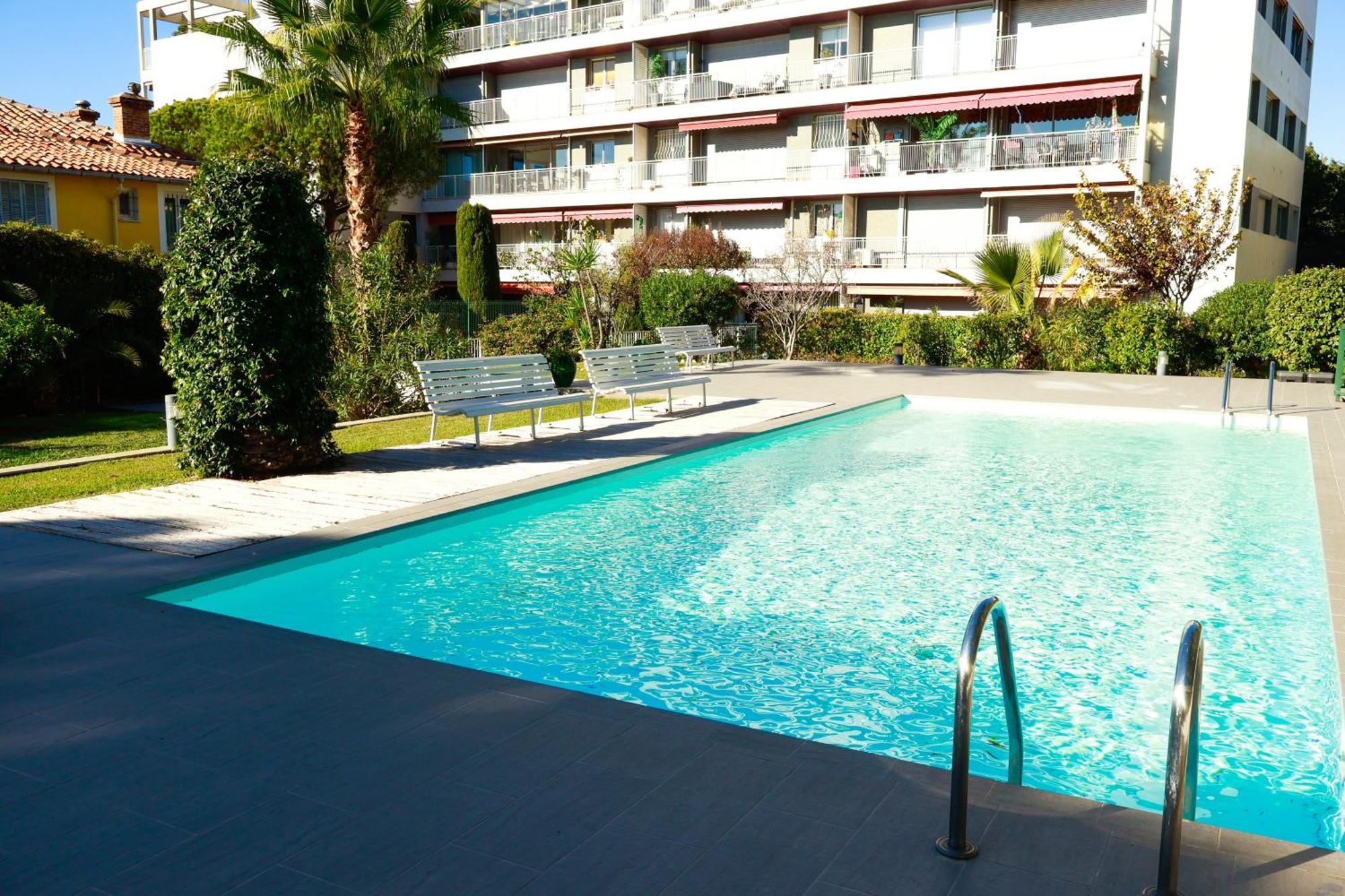 Studio- Nice Mont Boron, Piscine Sur La Residence Extérieur photo